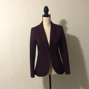 Burgundy blazer